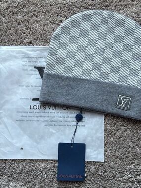 Grey lv beanie